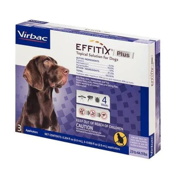 VIRBAC EFFITIX SPOT ON SMALL DOG 4 10 KG