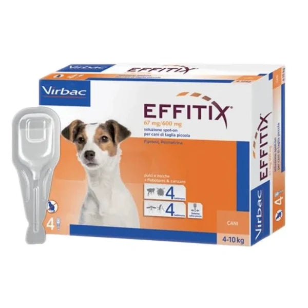 VIRBAC EFFITIX SPOT ON SMALL DOG 4 10 KG