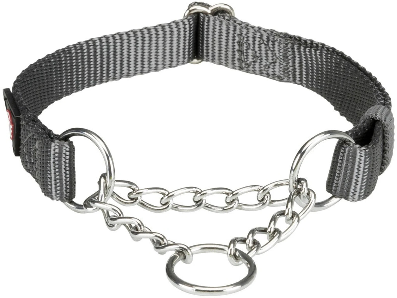 TRIXIE PREMIUM SEMI CHOKE S M 30 40 CM 15MM GRAPHITE