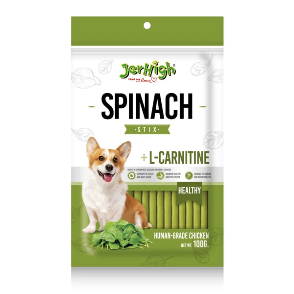 JERHIGH SPINACH STIX 100G