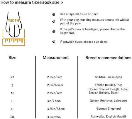 DOG SOCKS NON SLIP WITH ALL ROUND RUBBER COATING L 2 PCS BLACK