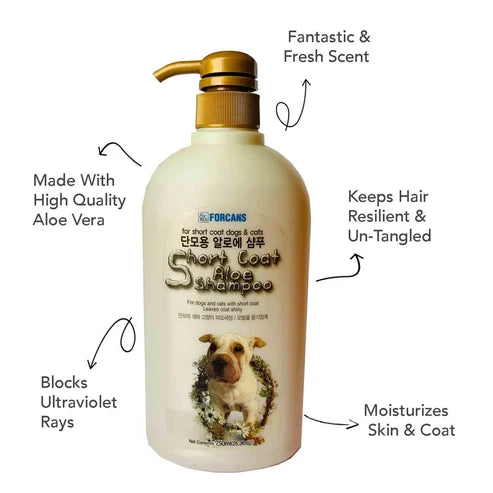 FORCANES SHORT COAT ALOE SHAMPOO 750 ML