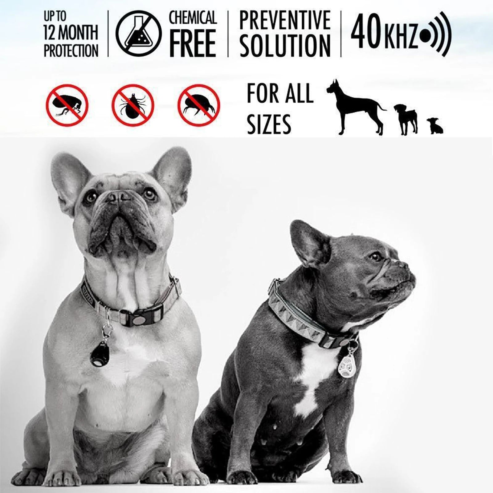TICKLESS PET ULTRASONIC TICK AND FLEA REPELLER CREAM COLOUR