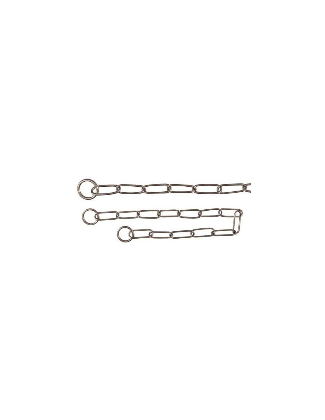 TRIXIE LONG LINK CHOKE CHAIN STAINLESS STEEL 23 INCH 4.0MM
