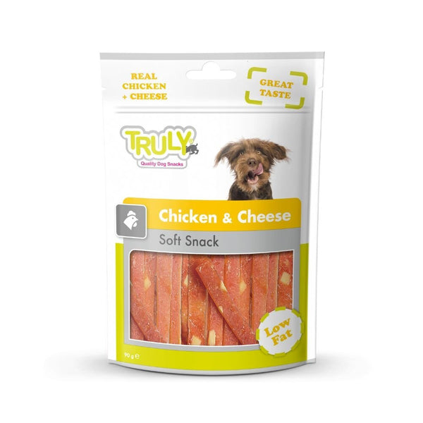 TRULY CHICKEN CHEESE SLICES 90GM