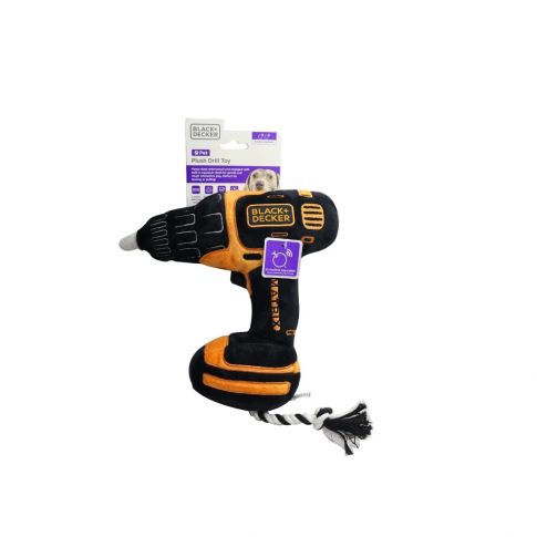 DRILL MACHINE PLUSH DOG TOY