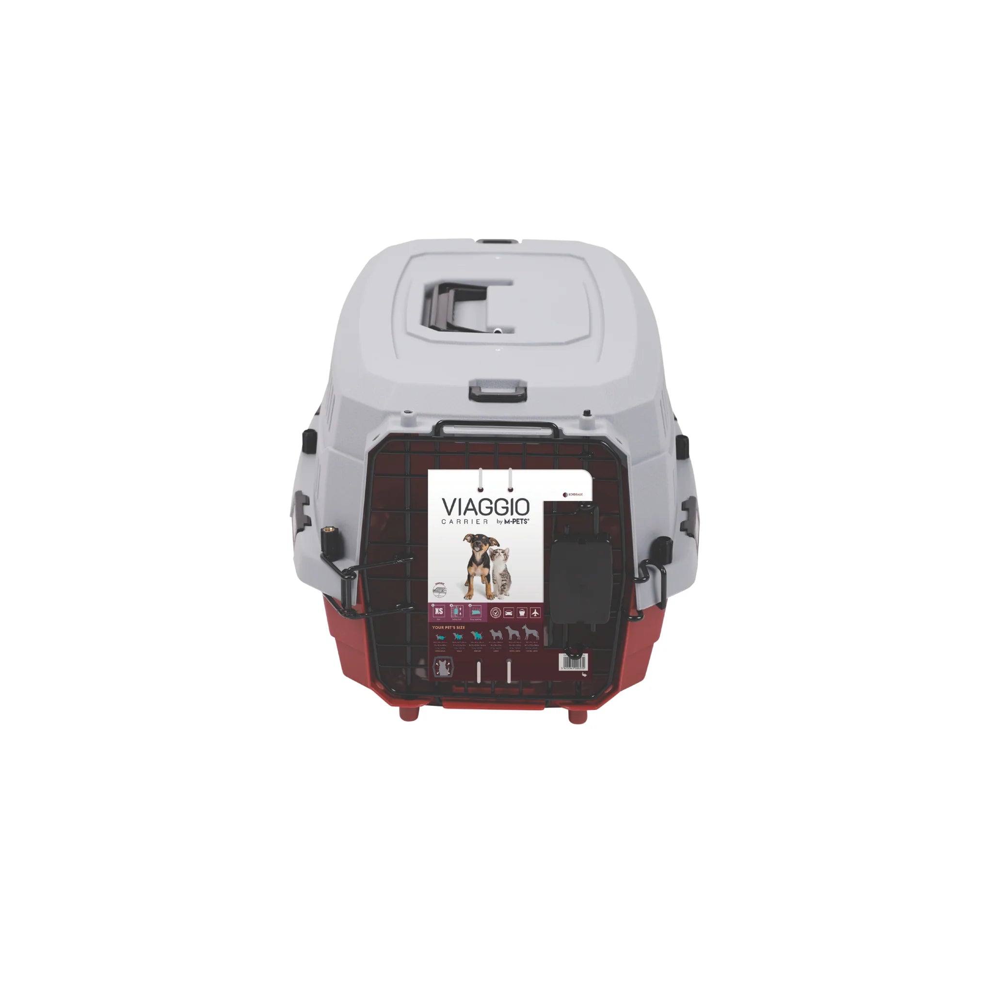 M PETS VIAGGIO CARRIER BORDEAU MEDIUM 27